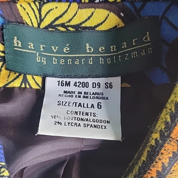 HARVE BENARD Paisley‎ And Floral Short Jacket Size 6 - Picture 7 of 7